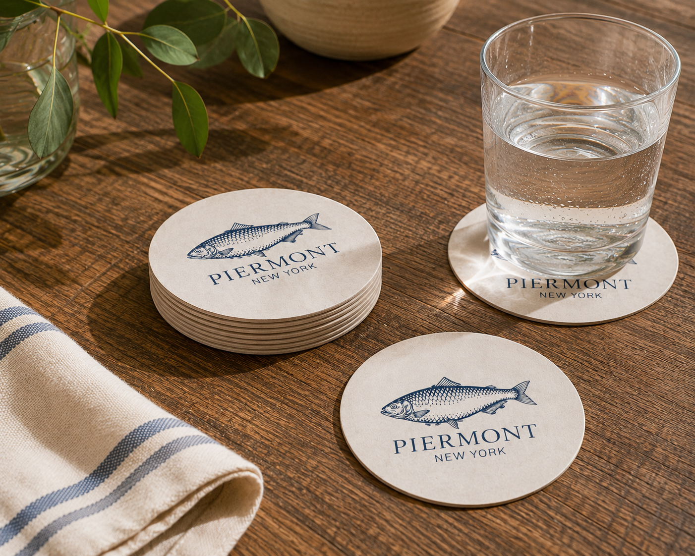 Piermont Paper Coasters, Set of 12