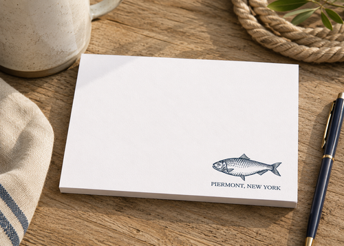 Horizontal Piermont notepad with 50 glued sheets